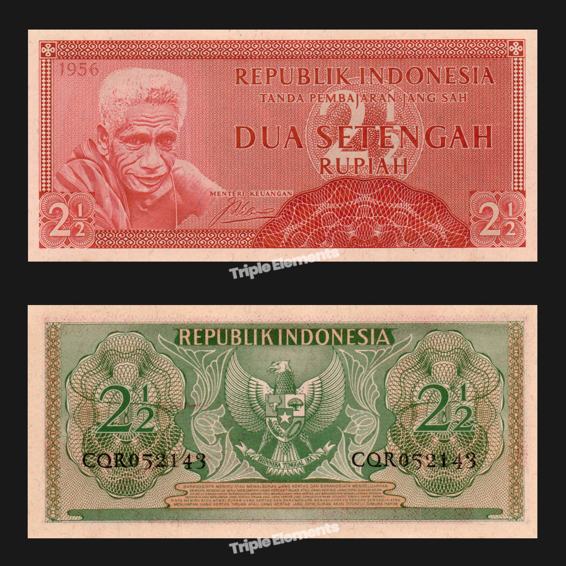 Lot of 10 Indonesia Banknotes From Different Era between 1956-1992 VF+ to UNC