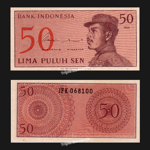 Lot of 10 Indonesia Banknotes From Different Era between 1956-1992 VF+ to UNC